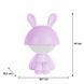 Світильник-нічник LED з акумулятором Kite Cute Bunny K25-316-1-5, фіолетовий, зайчик