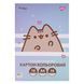 Картон кольоровий односторонній Yes "Pusheen", 10 аркушів, А4, папка (955463)