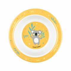 Тарелочка из меламина на присоске 270 мл EXOTIC ANIMALS - желтая (4/519_yel) Canpol babies