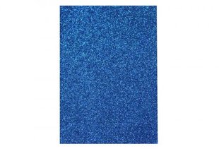 Фоаміран флексика UNISON Синій з глітером 20х30 см (7944), Синій