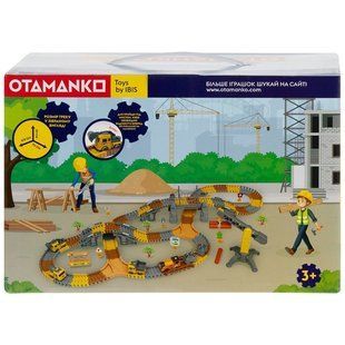 Ігровий набір OTAMANKO Автотрек Дивовижні пригоди:Будівельний майданчик, 281 деталь, TR001, Різнобарвний