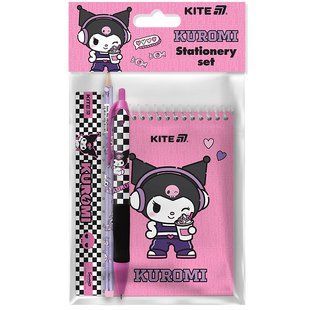 Набір канцелярських товарів Kite Kuromi HK25-S03, 4 предмети