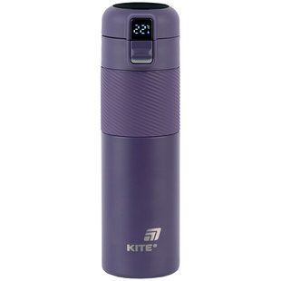 Термос Kite с термодатчиком 450 мл, фиолетовый (K25-1227-3)