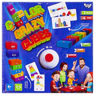 Настільна гра DANKO TOYS Color Crazy Cubes (CCC-02-01U)