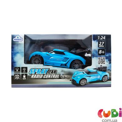Автомобіль Spray Car на р/к – Sport (блакитний, 1:24, світло, вихлопна пара), Блакитний