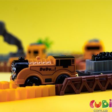 Игровой набор OTAMANKO Автотрек Удивительные приключения:Строительная площадка, 281 деталь, TR001, Різнобарвний