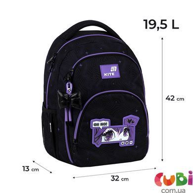 Рюкзак Kite Education teens 905M-1 (K26-905M-1), Чорний
