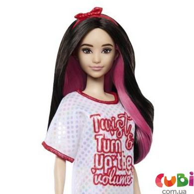 Лялька Barbie Модниця в блискучій сукні-футболці, HRH12