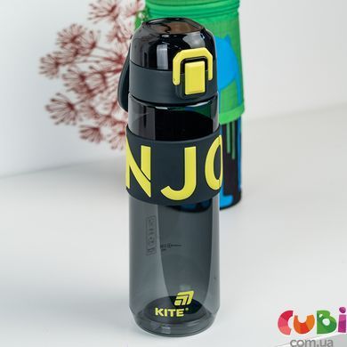 Бутылочка для воды Kite, 680 мл, черно-желтая (K25-1233-1)