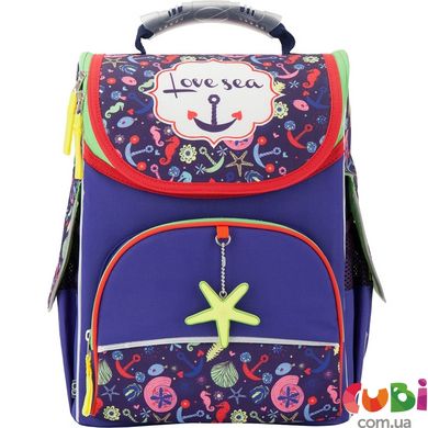Рюкзак школьный каркасный GoPack Морской (GO17-5001SP-2)