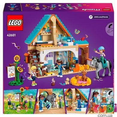 Конструктор Lego Friends Ветеринарная клиника для лошадей и домашних питомцев (42651), комбинированый