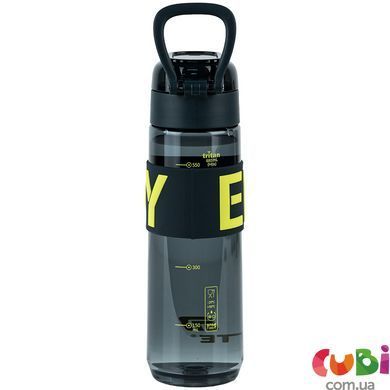 Бутылочка для воды Kite, 680 мл, черно-желтая (K25-1233-1)