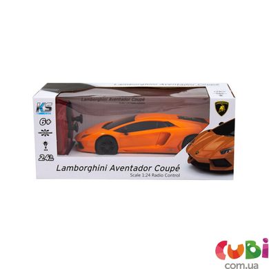 Автомобиль KS DRIVE на р/у - LAMBORGHINI AVENTADOR LP 700-4 (1:24, 2.4Ghz, оранжевый)