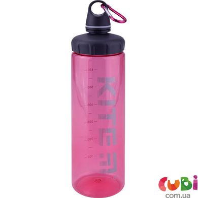 Пляшечка для води Kite K19-406-02, 750 мл, рожева, Рожевий