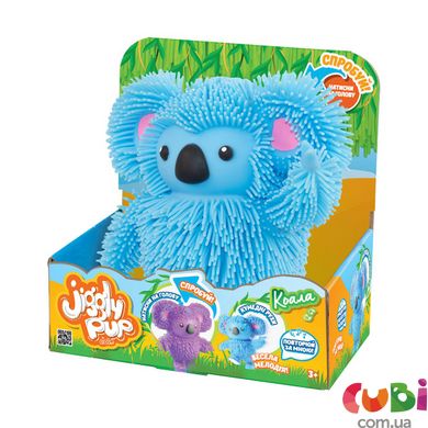 Інтерактивна іграшка Jiggly Pup Запальна коала блакитна (JP007-BL)