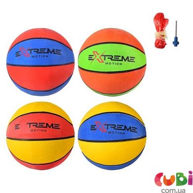 М'яч баскетбольний №7, гума, 520 грам, 4 кольори (BB2116)