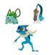 Набор игровых фигурок Pokemon W19 - Хонедж, Бульбазавр, Фрогадир (PKW3599), комбинированый