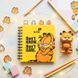 Блокнот з розділювачами на спіралі Garfield (GF26-278), 80 аркушів, клітинка, пластикова обкладинка