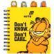 Блокнот з розділювачами на спіралі Garfield (GF26-278), 80 аркушів, клітинка, пластикова обкладинка