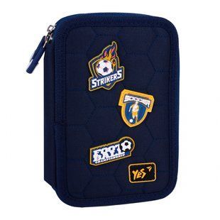 Пенал жесткий YES двойной HP-01 Football Gamer (533642)