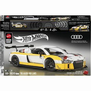 Колекційна машинка-конструктор Audi R8 LMS серії Elite Mattel Brick Shop (JFT18)