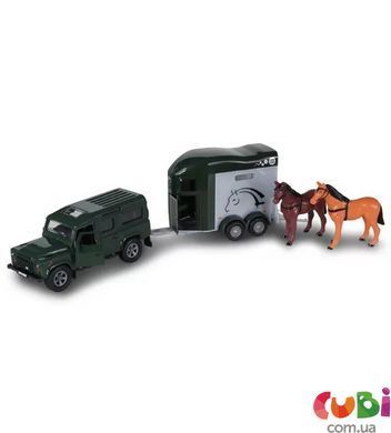 Ігровий набір - LAND ROVER (з причіпом і фігурками коней) (520460.270), комбинований