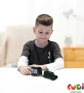 Ігровий набір - LAND ROVER (з причіпом і фігурками коней) (520460.270), комбинований