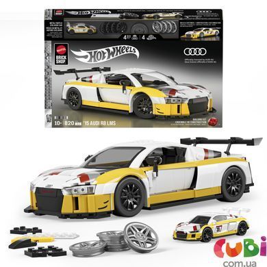 Коллекционная машинка-конструктор Audi R8 LMS серии Elite Mattel Brick Shop (JFT18)