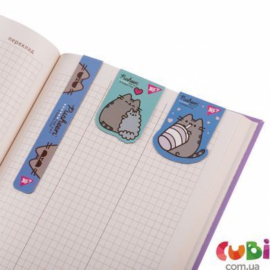 Закладки магнітні Yes "Pusheen", 3 шт (708348)