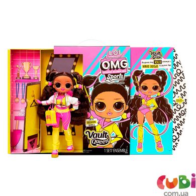 Игровой набор с куклой L.O.L. SURPRISE! серии "O.M.G. Sports Doll" – ГИМНАСТКА (с аксессуарами)