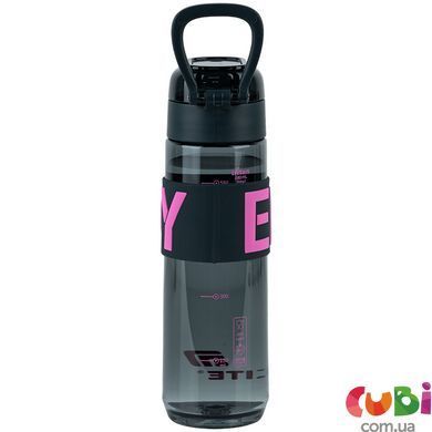 Бутылочка для воды Kite, 680 мл, черно-розовая (K25-1233-3)