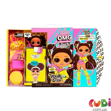 Игровой набор с куклой L.O.L. SURPRISE! серии "O.M.G. Sports Doll" – ГИМНАСТКА (с аксессуарами)