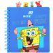 Блокнот з розділювачами на спіралі Sponge Bob (SB26-278), 80 аркушів, клітинка, пластикова обкладинка