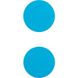 Набор иконок светоотражающих, голубые, K23-107-3