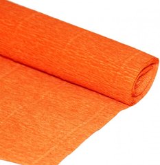 Гофрований папір Interdruk PREMIUM №105 Яскраво-помаранчевий 160 г/м2 200х50 см (238474), Жовтий