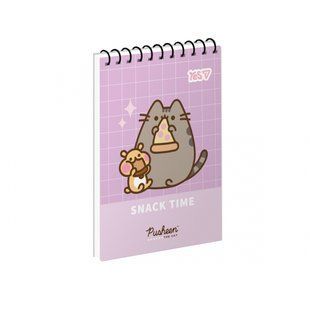 Тетрадь для записей Yes А7/80 ед.спираль "Pusheen" ВДЛ (152346)