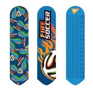 Закладка 2D Yes "Football", голубая (708141)
