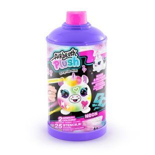 Ігровий набір-сюрприз DIY AIRBRUSH PLUSH - Неон міні