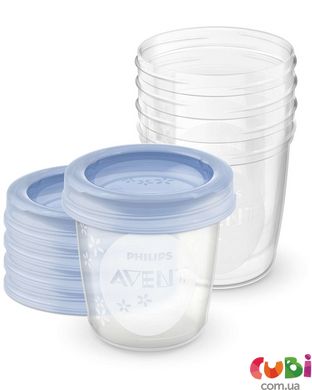 Контейнеры для хранения грудного молока Avent 5x180мл (SCF619/05)