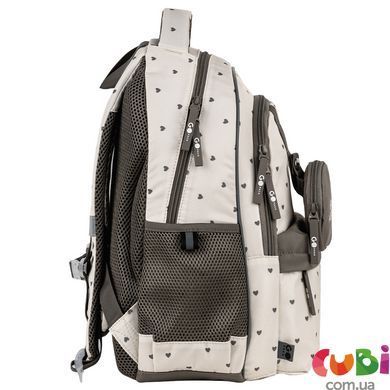 Рюкзак GoPack Education 182M Beige Polka Dots, Бежевий