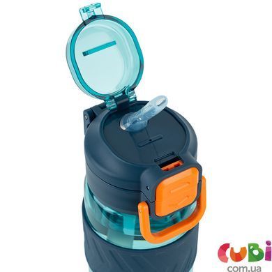 Пляшечка для води Kite, 800 мл, блакитно-помаранчева (K25-1234-3)
