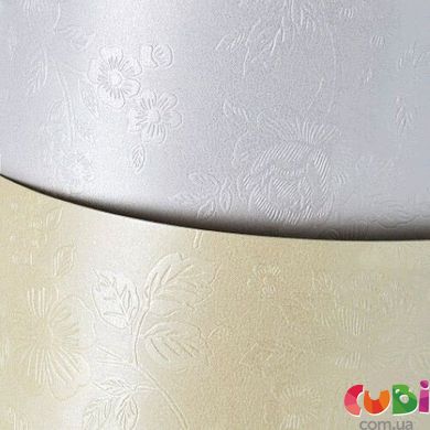 Декоративная картонная бумага FLORAL А4, цвет бриллиантово-белый, 20 шт. уп. 220г м2 (A4 FLORAL diamond white 20 листов в упаковке 220г м2) (203301)