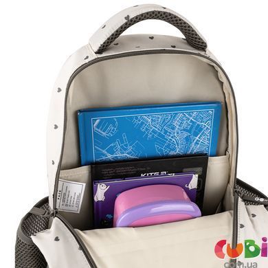 Рюкзак GoPack Education 182M Beige Polka Dots, Бежевий