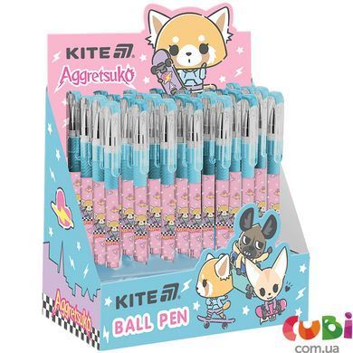 Ручка кулькова Kite Aggretsuko AR25-032, синя