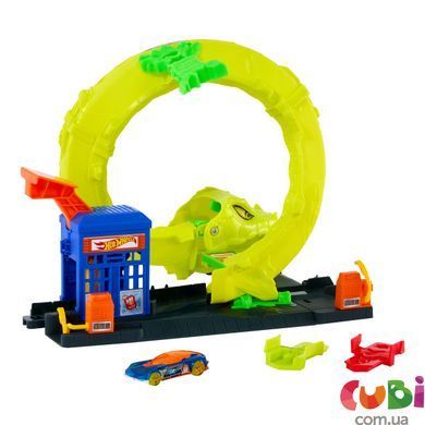 Игровой набор Спиральная атака Змеи серии Опасные создания Hot Wheels (JBM63)