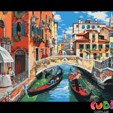 Картина по номерам SANTI Венецианское лето, 40 50 см, 954474