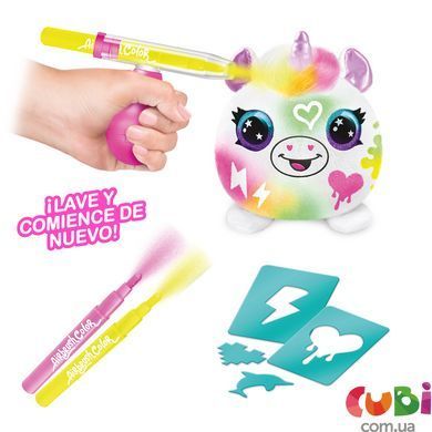 Игровой набор-сюрприз DIY AIRBRUSH PLUSH - Неон мини