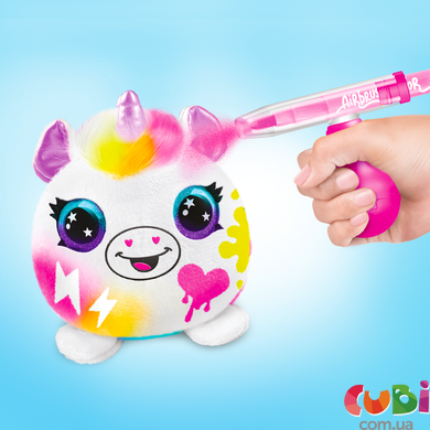 Игровой набор-сюрприз DIY AIRBRUSH PLUSH - Неон мини
