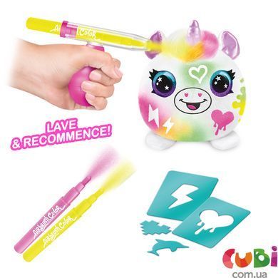 Игровой набор-сюрприз DIY AIRBRUSH PLUSH - Неон мини