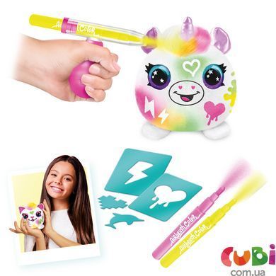 Игровой набор-сюрприз DIY AIRBRUSH PLUSH - Неон мини